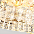 2 Tiers Clear Shade Hanging Light