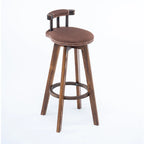 Bar Height Swivel Leather Modern Bar Stools