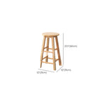 Bar Counter Height Modern Wood Bar Stools