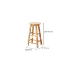 Bar Counter Height Modern Wood Bar Stools
