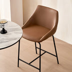 Counter Adjustable Modern Leather Bar Stools