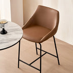 Counter Adjustable Modern Leather Bar Stools