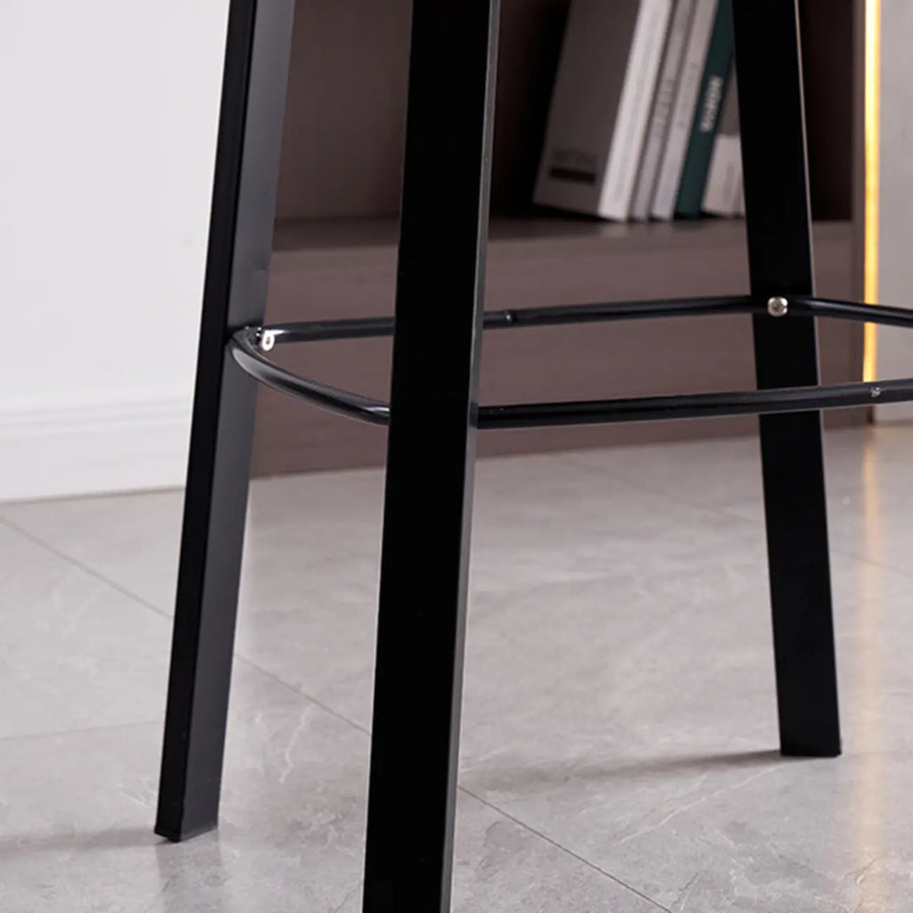Bar Height Modern Plastic Armless Bar Stools