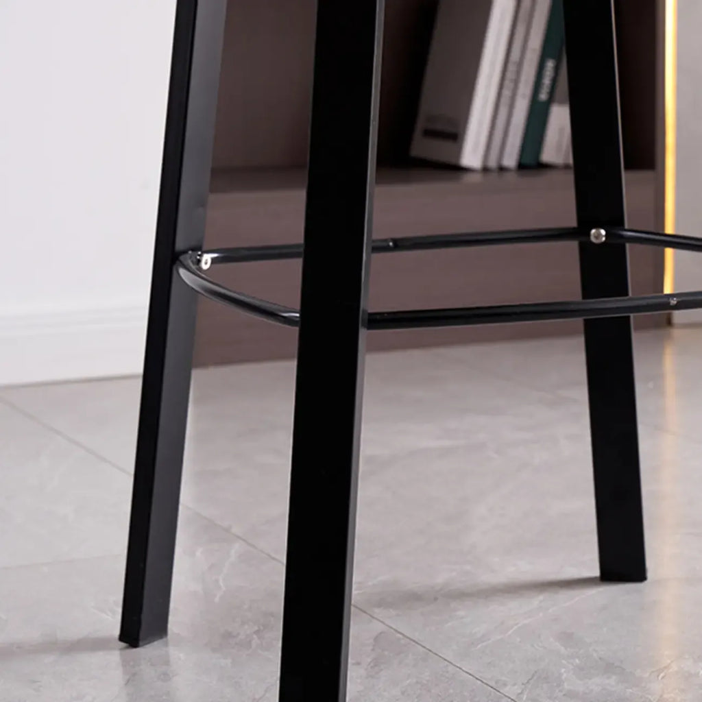 Bar Height Modern Plastic Armless Bar Stools
