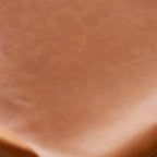 Mid-Century Modern Leather Bucket Bar Stools with Low Back