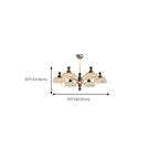 Black Crystal Wood Branch Modern Crystalline Chandelier