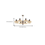 Black Crystal Wood Branch Modern Crystalline Chandelier