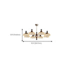 Black Crystal Wood Branch Modern Crystalline Chandelier