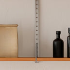 Brown Wall Mounted Floating Bookshelf with Storage