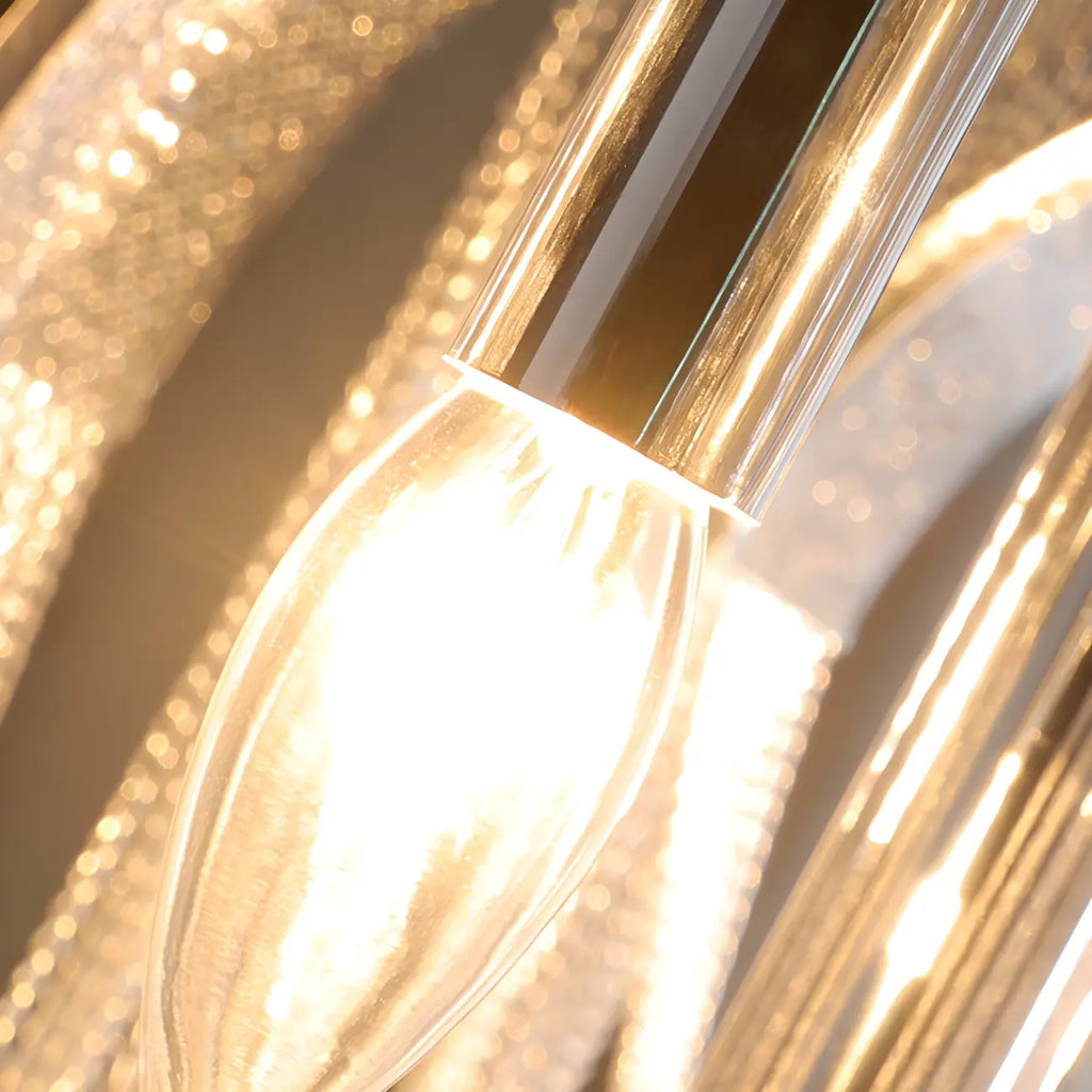 Contemporary Silver Chain Decorative Table Lamp