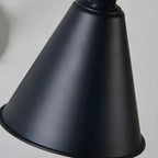 1-Light Cone Metal Swing Arm Wall Light