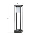 Contemporary Metal Black Open Landscape Lighting
