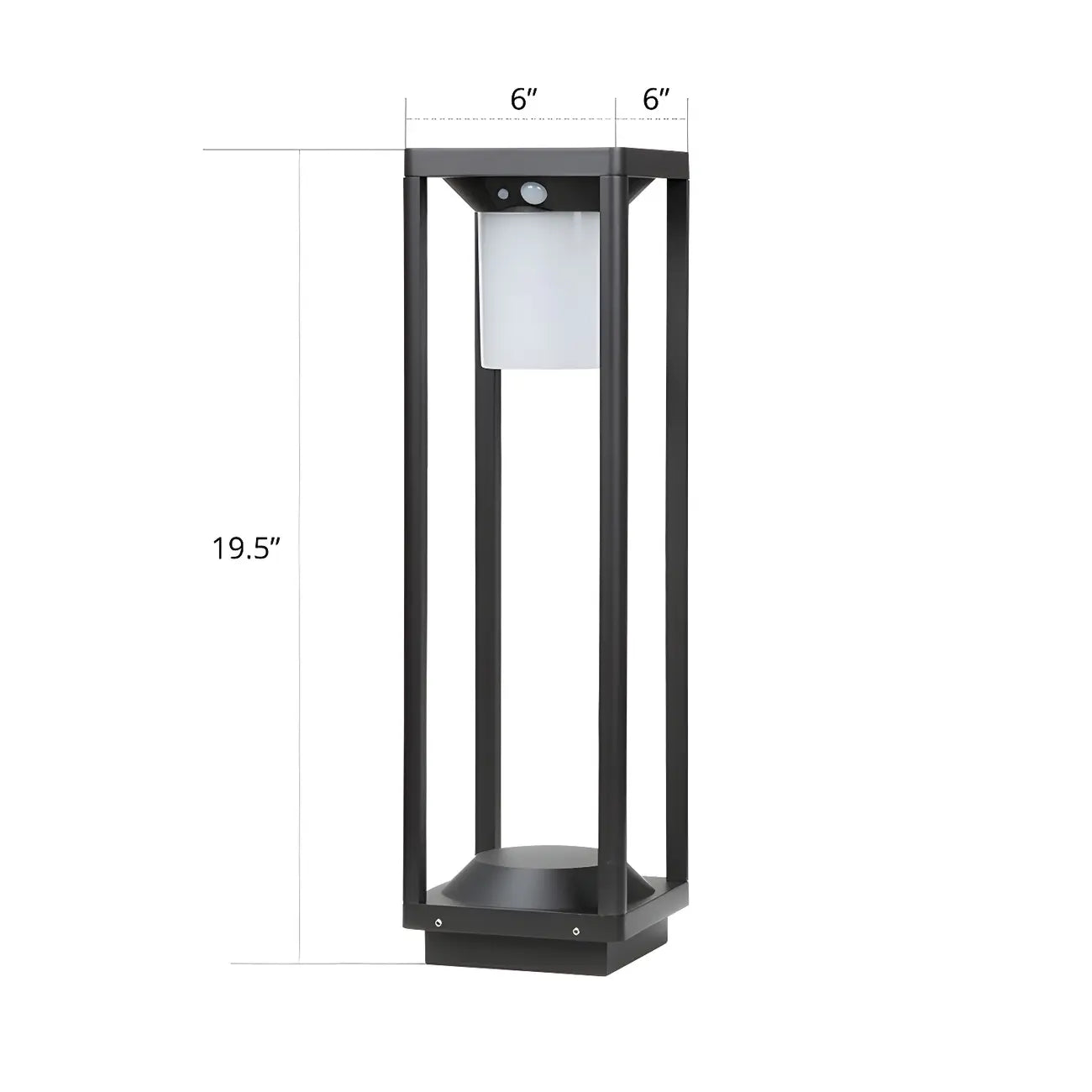 Contemporary Metal Black Open Landscape Lighting