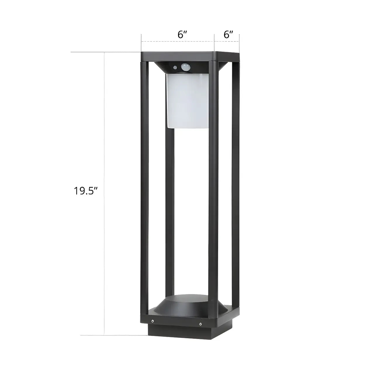 Contemporary Metal Black Open Landscape Lighting
