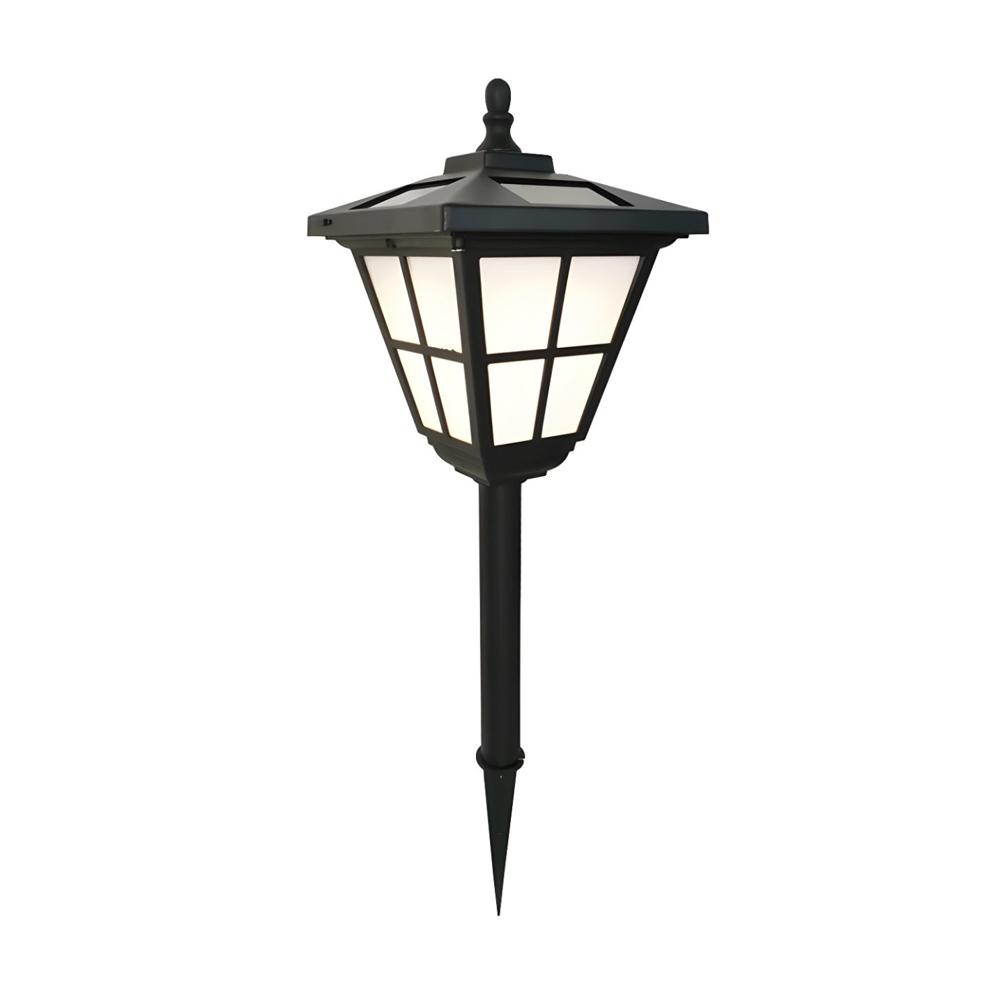 Classic Trapezoid Pane Solar Landscape Lighting