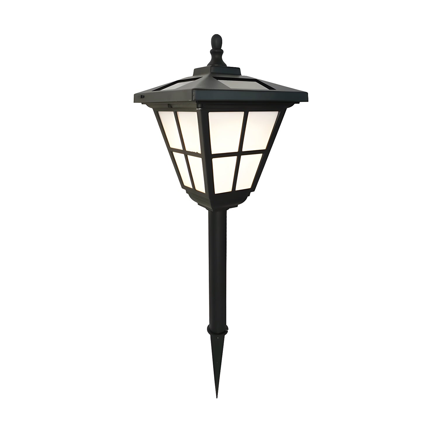 Classic Trapezoid Pane Solar Landscape Lighting