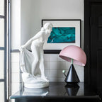 Art Deco Mushroom-Shape Metal LED Table Lamp
