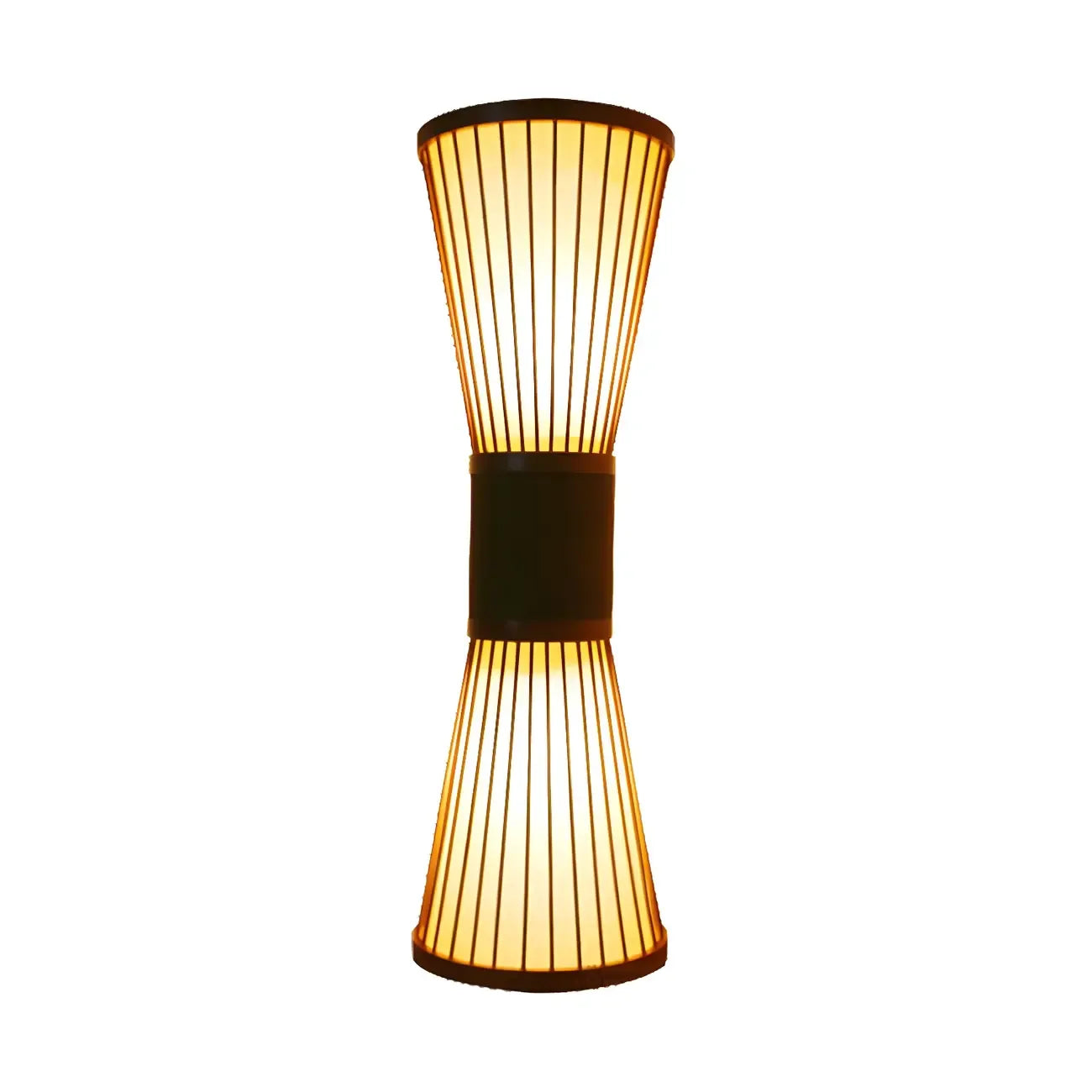 Brown Bamboo LED 23.5 Outdoor Wall Sconce in 2-Light