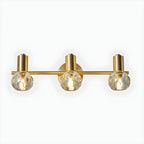 Durable Copper Globe Vanity Lights with Wall Mount for Bathroom