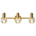 Durable Copper Globe Vanity Lights with Wall Mount for Bathroom