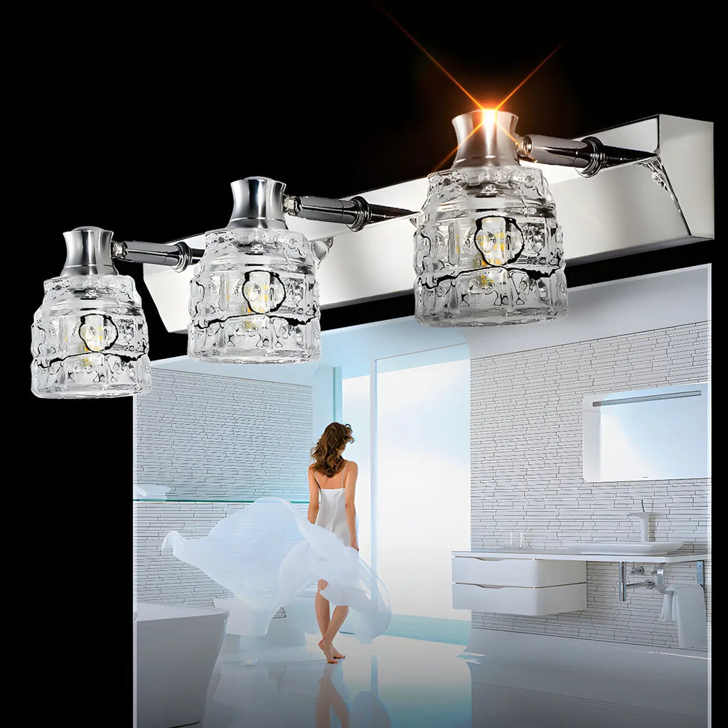 Crystal Retro Vanity Light Elegance for Bathroom Wall