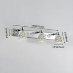 Crystal Retro Vanity Light Elegance for Bathroom Wall