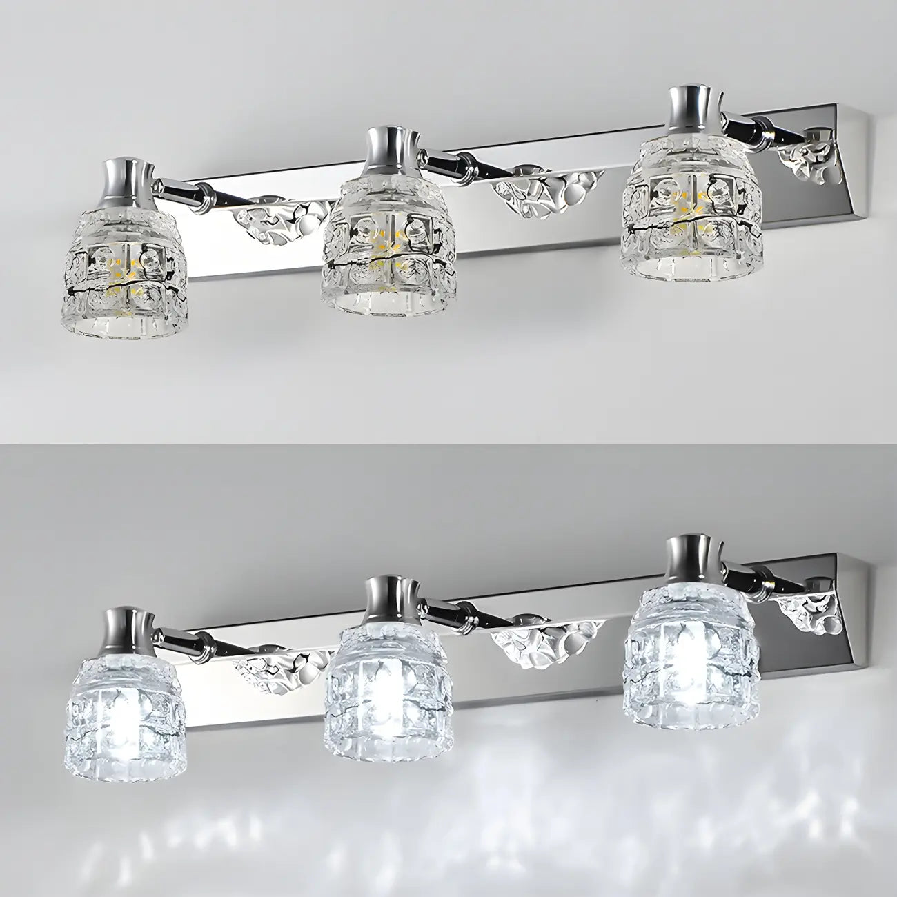 Crystal Retro Vanity Light Elegance for Bathroom Wall