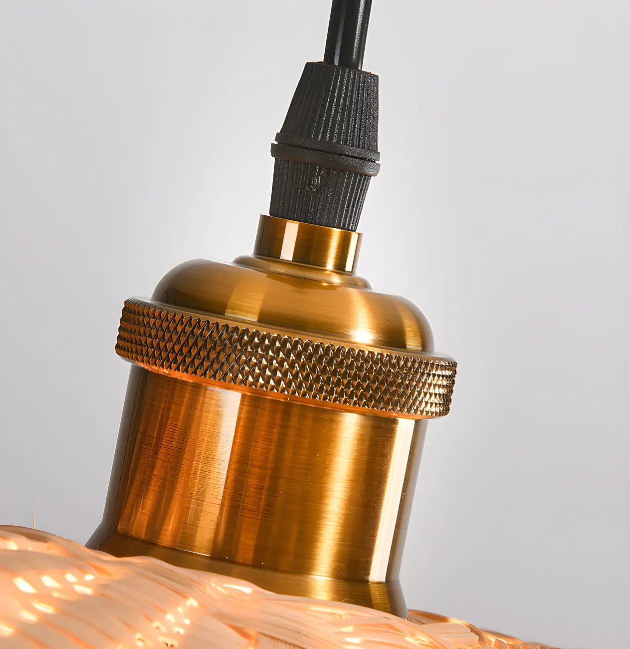Bamboo Oriental Pendant Light Hanging Fixture for Indoor