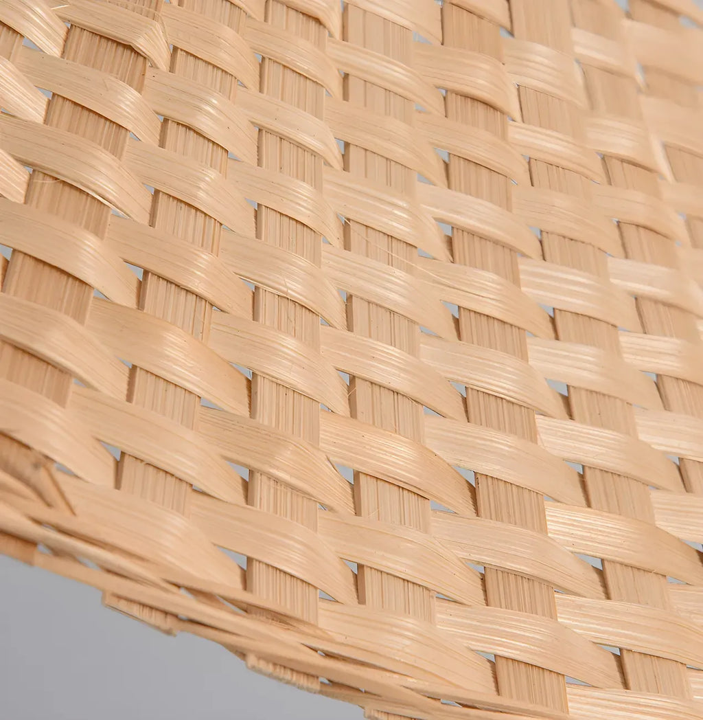 Bamboo Oriental Pendant Light Hanging Fixture for Indoor