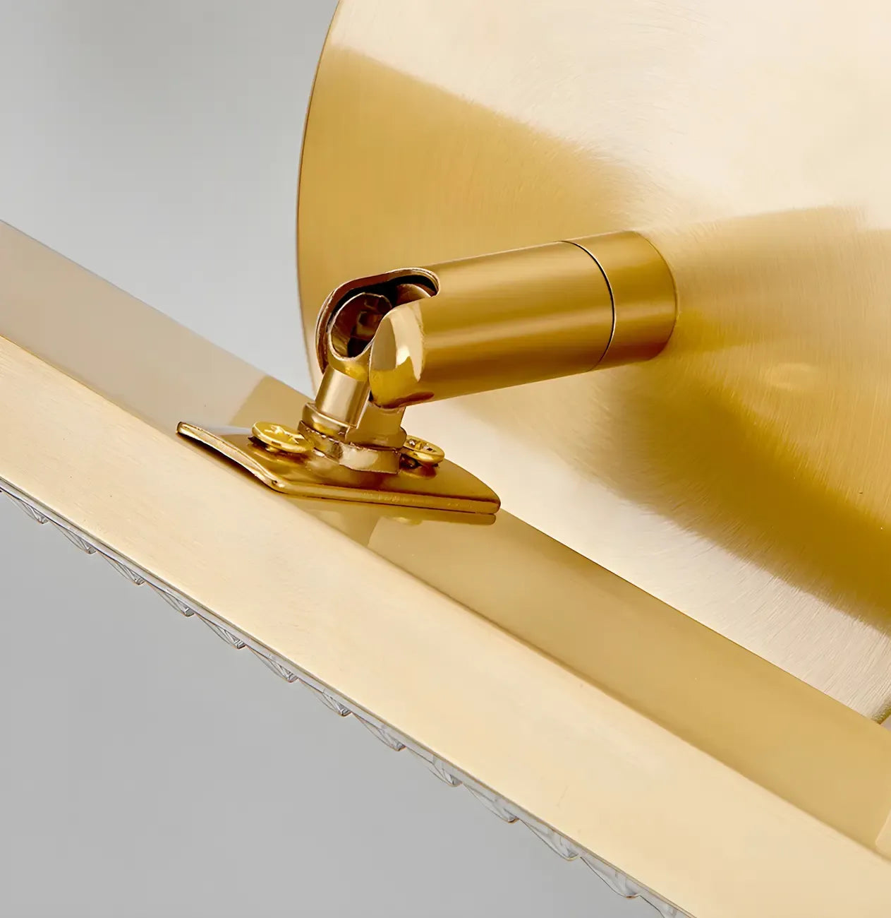 Elegant Linear LED Vanity Light with Gold Accent for Bathroom