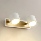 Minimalist Metal Vanity Light with Integrated LED for Bathroom
