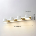 Minimalist Metal Vanity Light with Integrated LED for Bathroom