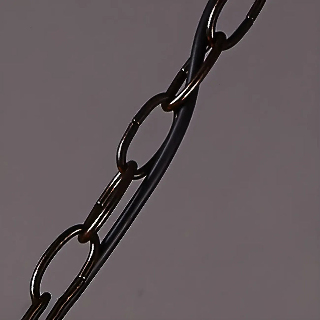 Art Deco 2-Tier Feather Hoop Chandelier with Adjustable Chain