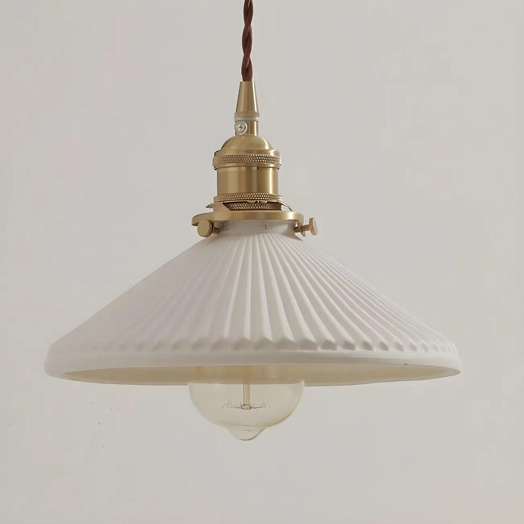 Vintage Brown Wood Retractable Swing Arm Wall Light
