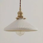 Vintage Brown Wood Retractable Swing Arm Wall Light