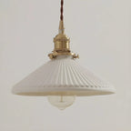 Vintage Brown Wood Retractable Swing Arm Wall Light