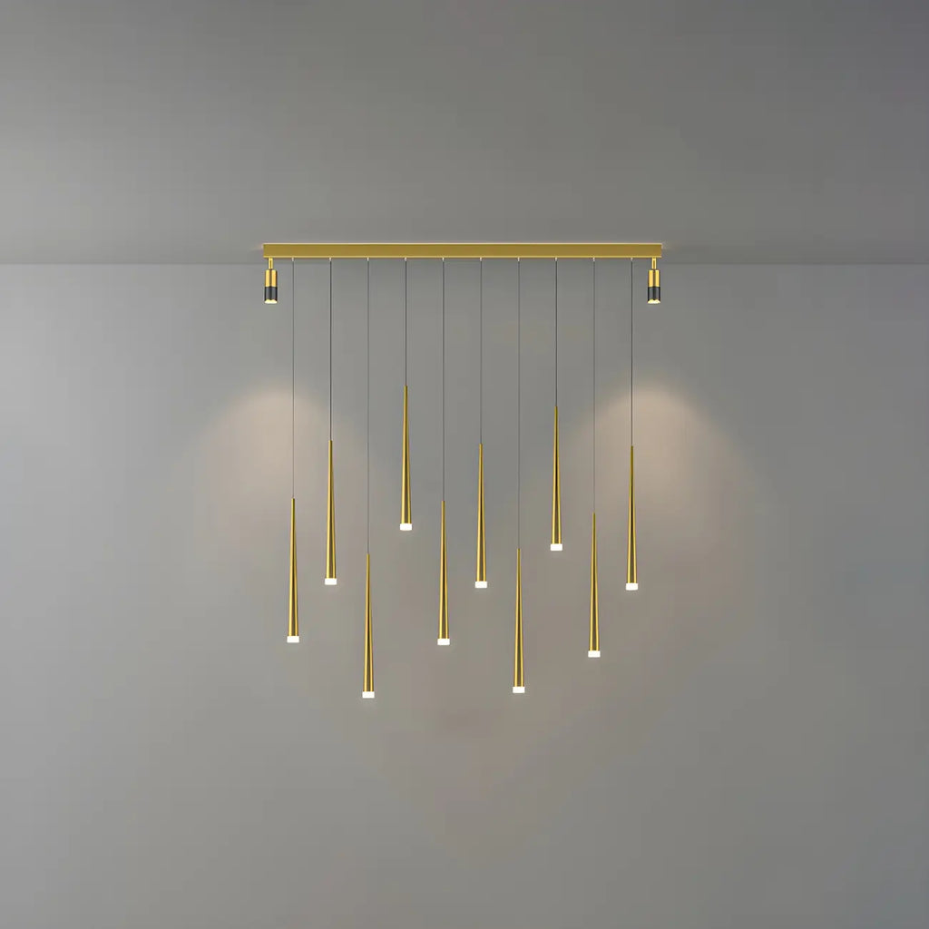 Modern Adjustable LED Black Island Pendant Light for Kitchen