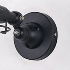Industrial Black Dome 12“ Adjustable Arm Wall Sconce