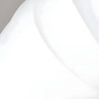 Contemporary White Disk Shaped Silk LED Pendant Light