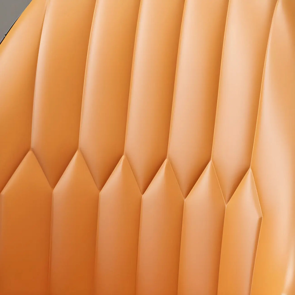 Modern Leather Upholstered Dining Chair with Arms