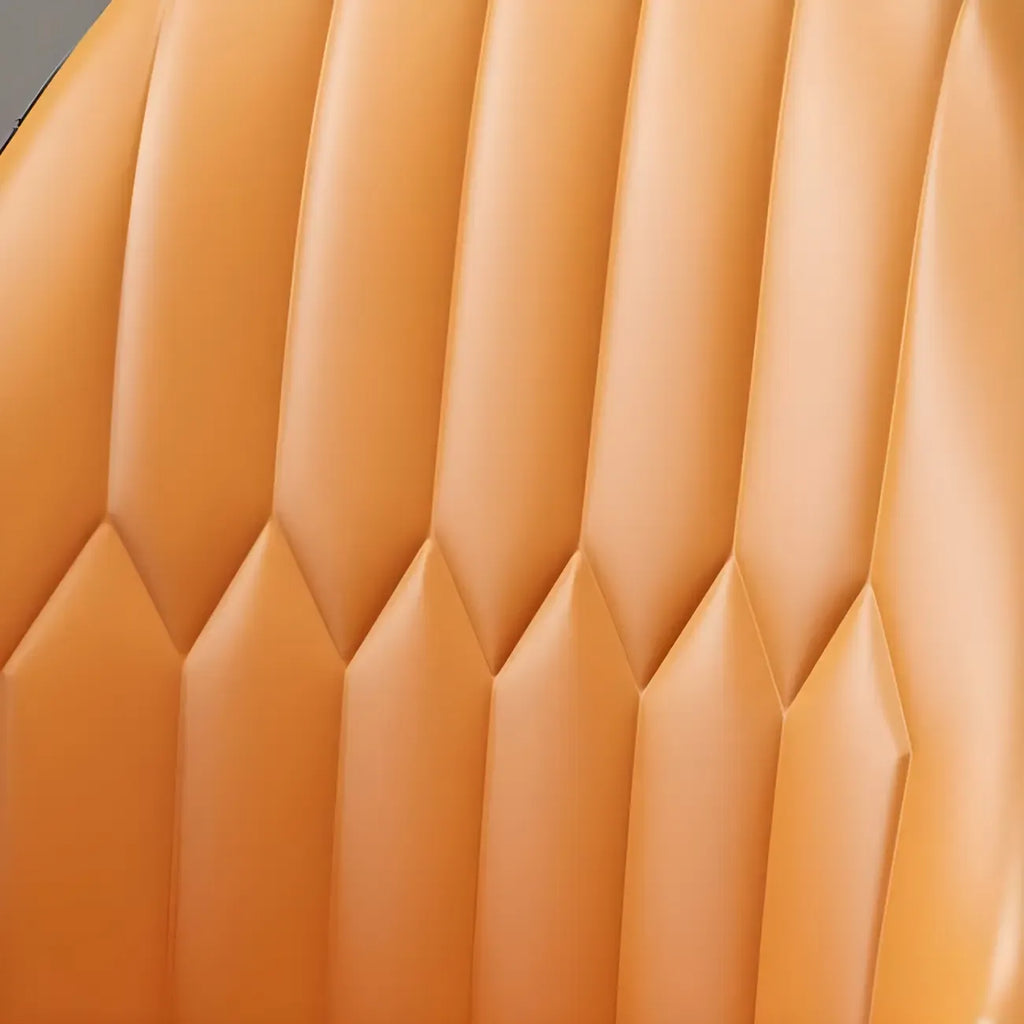 Modern Leather Upholstered Dining Chair with Arms