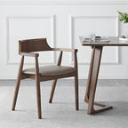 Mid Century Solid Wood Dining Chair Set of 2