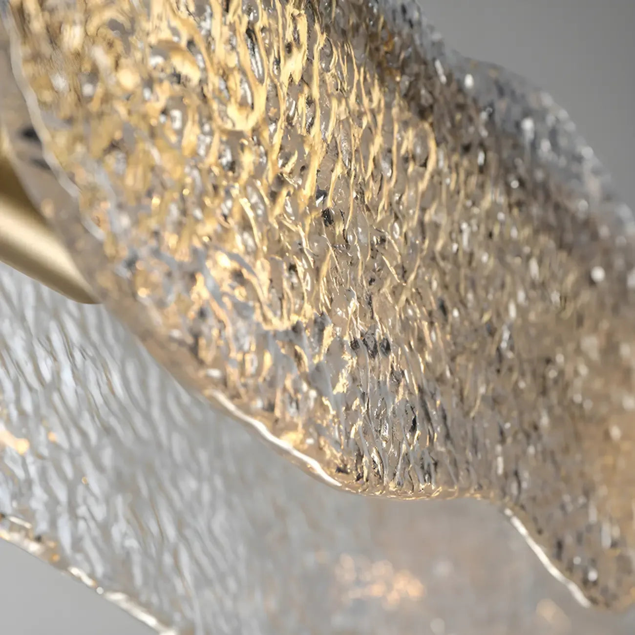 Adjustable Gold Glass Linear Pendant Light for Kitchens