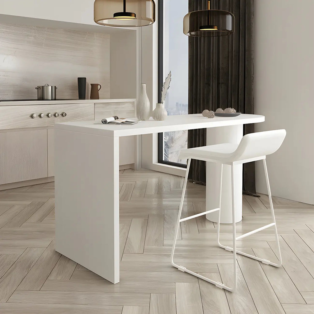 Modern Wooden Bar Table for Kitchen and Dining Room Use