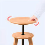 Counter Swivel Wood Modern Bar Stools
