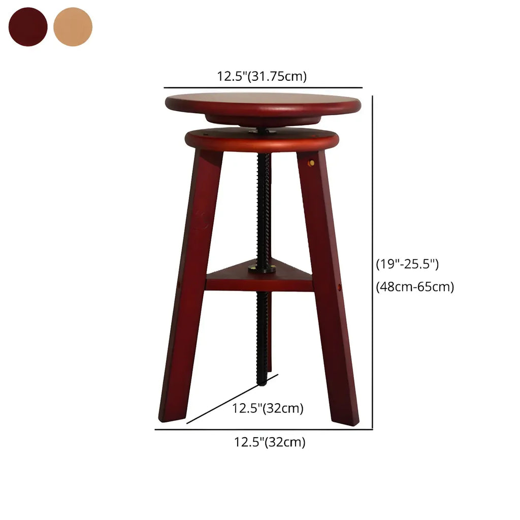 Counter Swivel Wood Modern Bar Stools