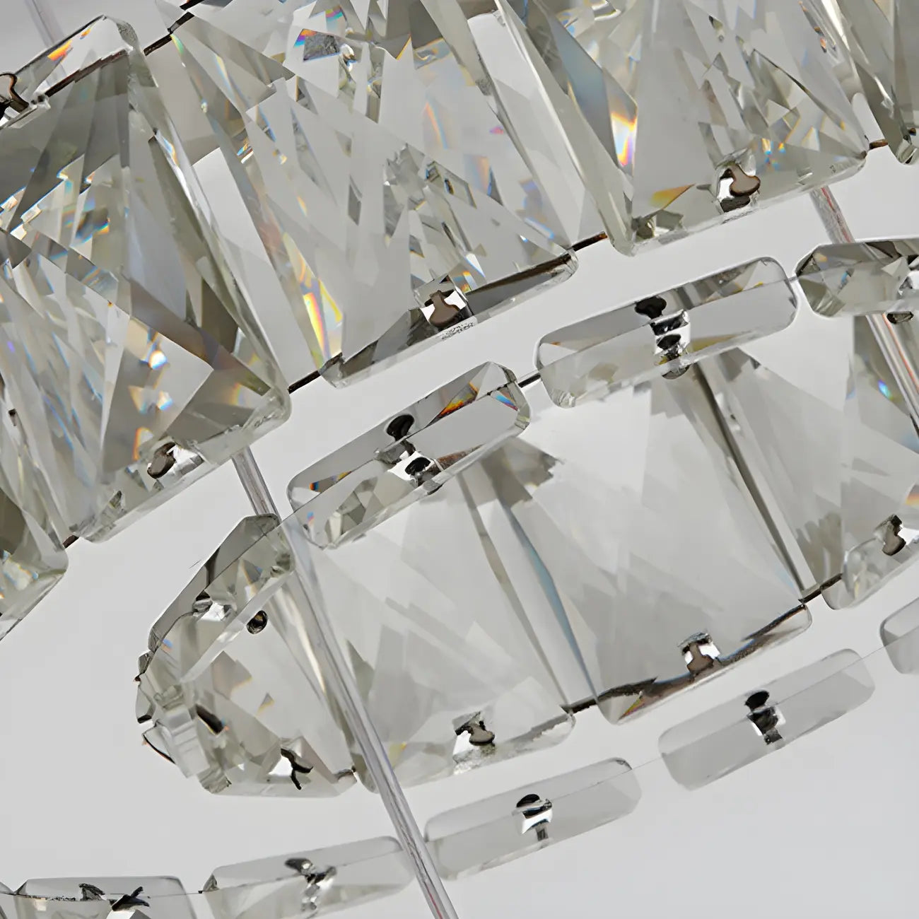 Elegant Crystal LED Kitchen Pendant Light with Remote
