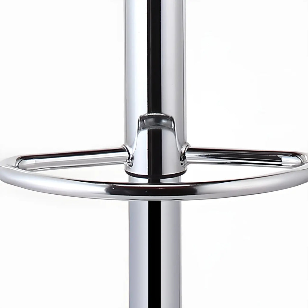 360° Swivel Faux Leather Bar Stools Adjustable Height Bucket Seat