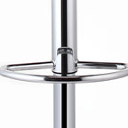 360° Swivel Faux Leather Bar Stools Adjustable Height Bucket Seat