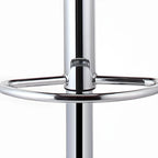 360° Swivel Faux Leather Bar Stools Adjustable Height Bucket Seat